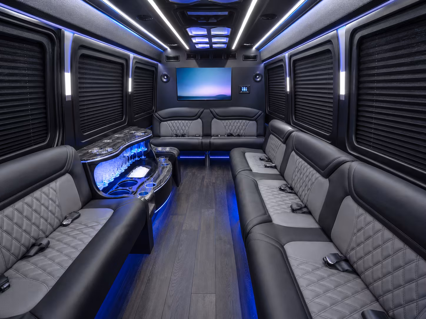 honolulu party bus interior